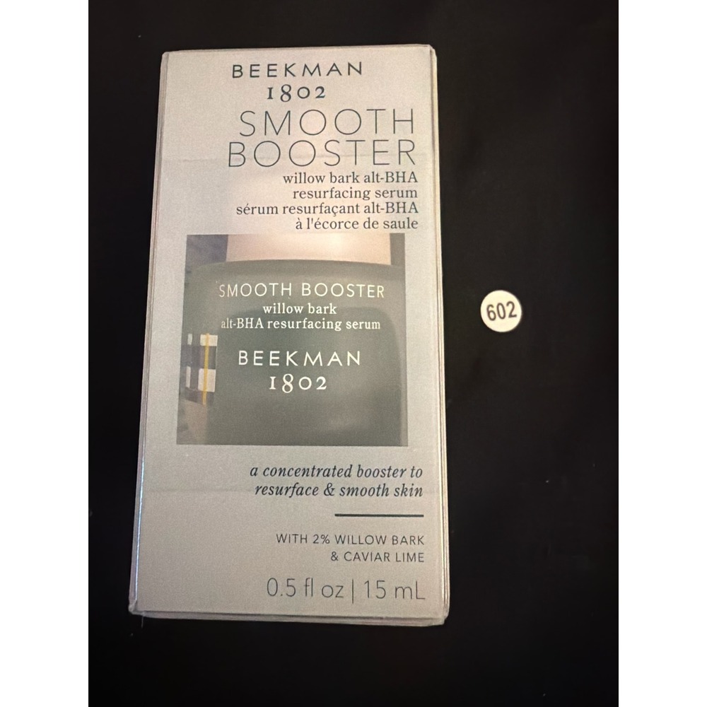BEEKMAN 1802
SMOOTH BOOSTER willow bark alt-BHA resurfacing serum